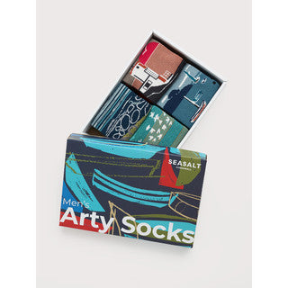 Seasalt Cornwall - Men's Sailor Socks Gift Box – Scenic Foreground Mix