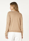 Z&P Essential V Neck Cardi - Biscuit