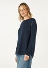 Z&P Essential Shirt Bottom Jumper - Denim