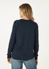 Z&P Essential Shirt Bottom Jumper - Denim