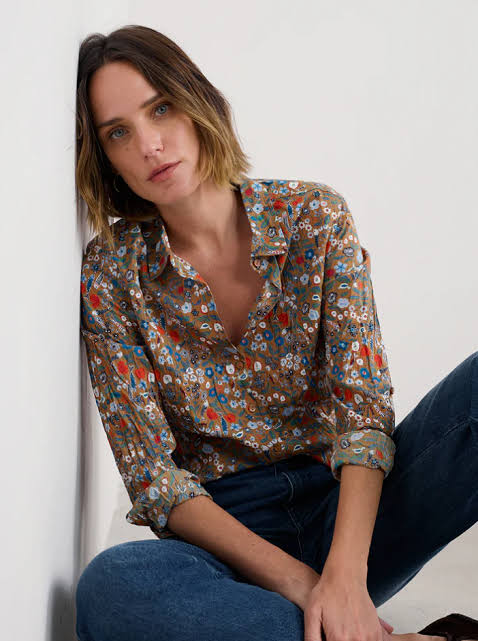 Seasalt Cornwall - Organic Cotton Larissa Shirt - Still Life Basket