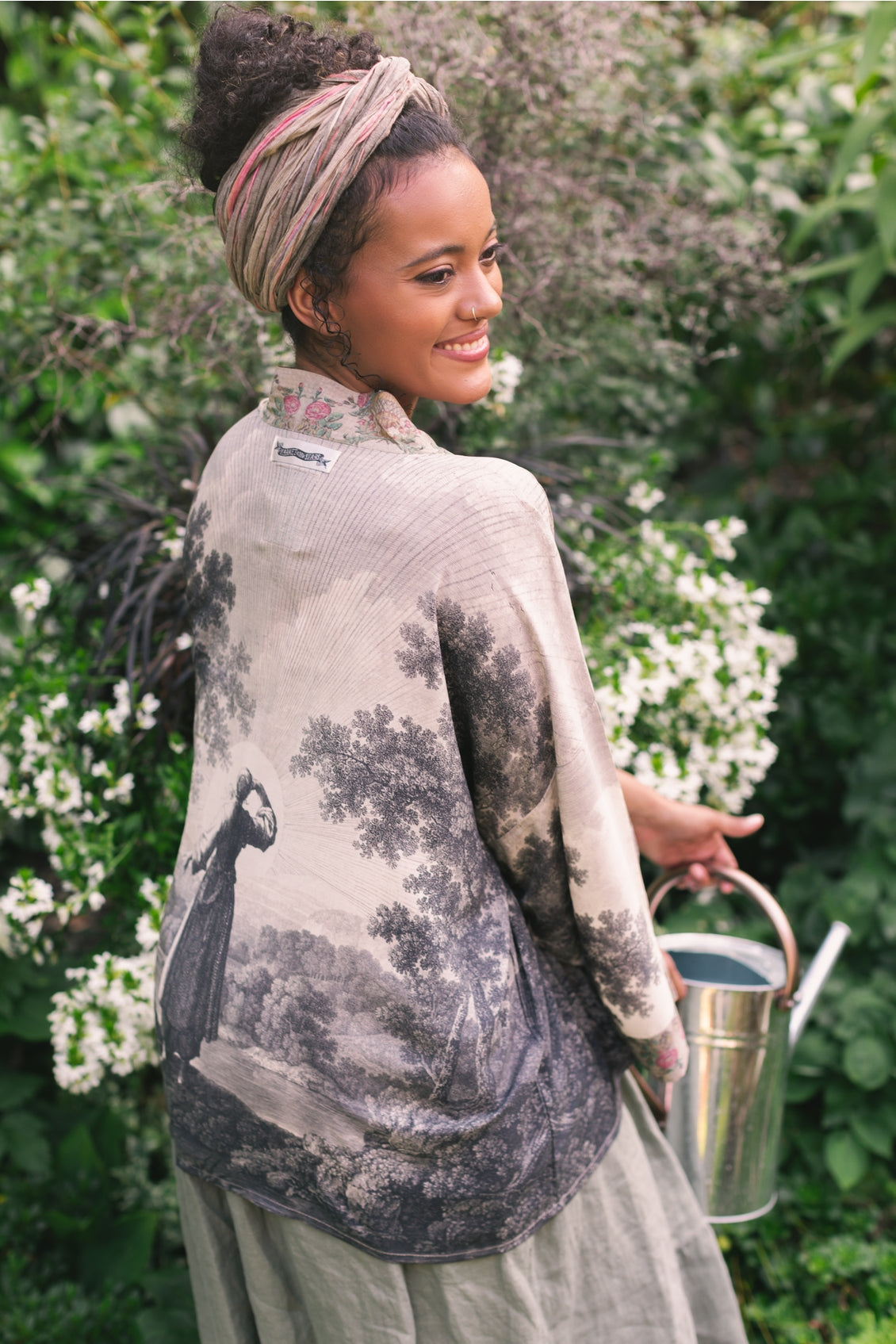Market Of Stars - ‘Still I Rise’ Pixie Duster Cropped Kimono - Sunrise Woman