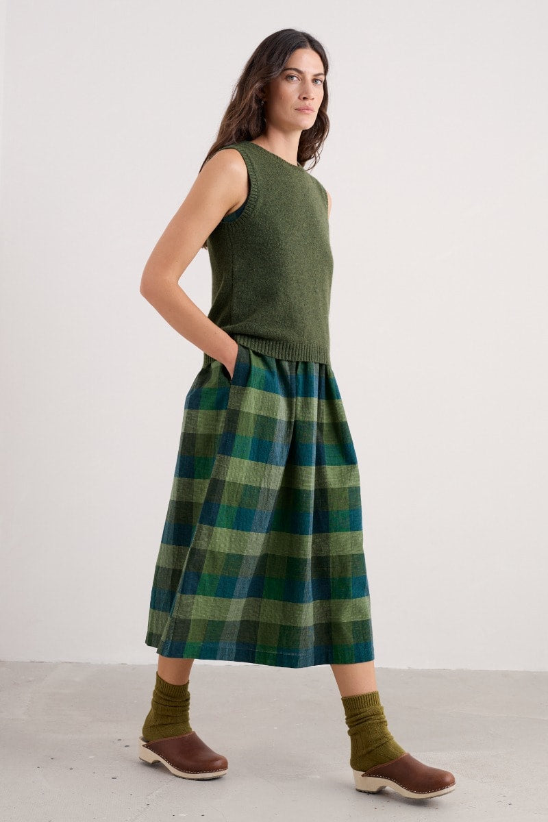 Seasalt Cornwall - East View Knitted Vest - Light Olive