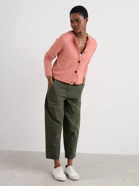 Seasalt Cornwall - Tern Tide Merino Blend Cardigan - Dusty Rose