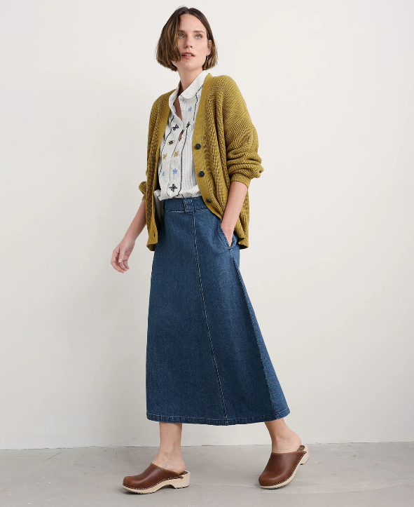 Seasalt Cornwall - Winding Creek Cardigan - Pear