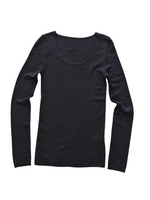 Montaigne Essential Merino Wool Scoop Neck Long Sleeve - Various Colours