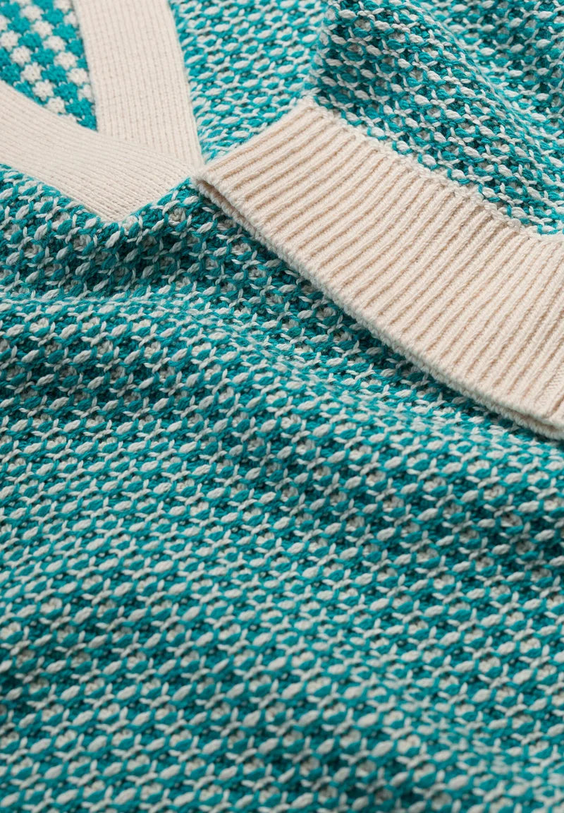 Seasalt Cornwall - Reed Bunting Top - Downwind Chalk Emulsion