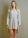 Rustic ‘Giana’ Shirt Dress Check - Venti Taupe