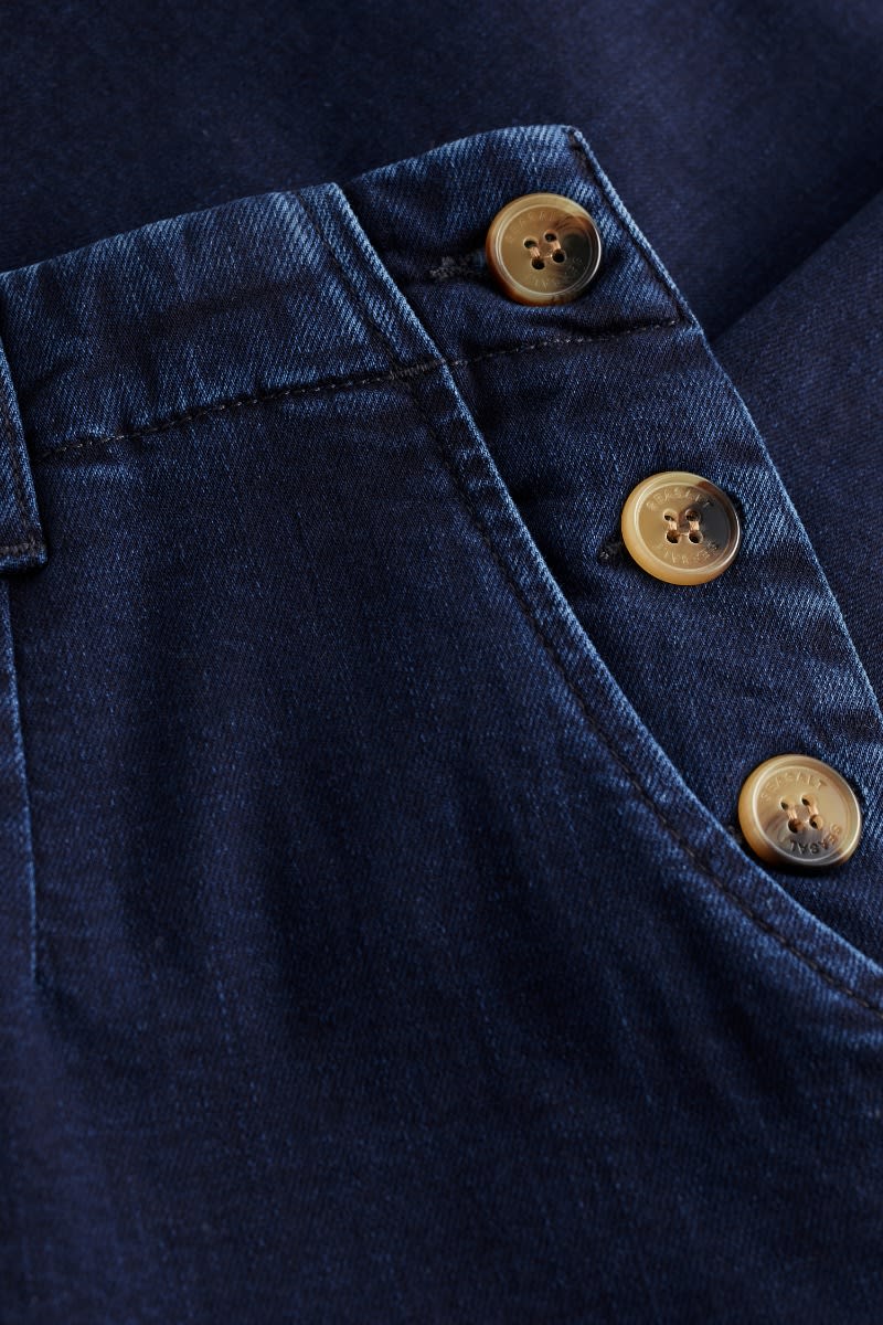 Seasalt Cornwall - Waterdance Denim Trouser - Dark Indigo Wash