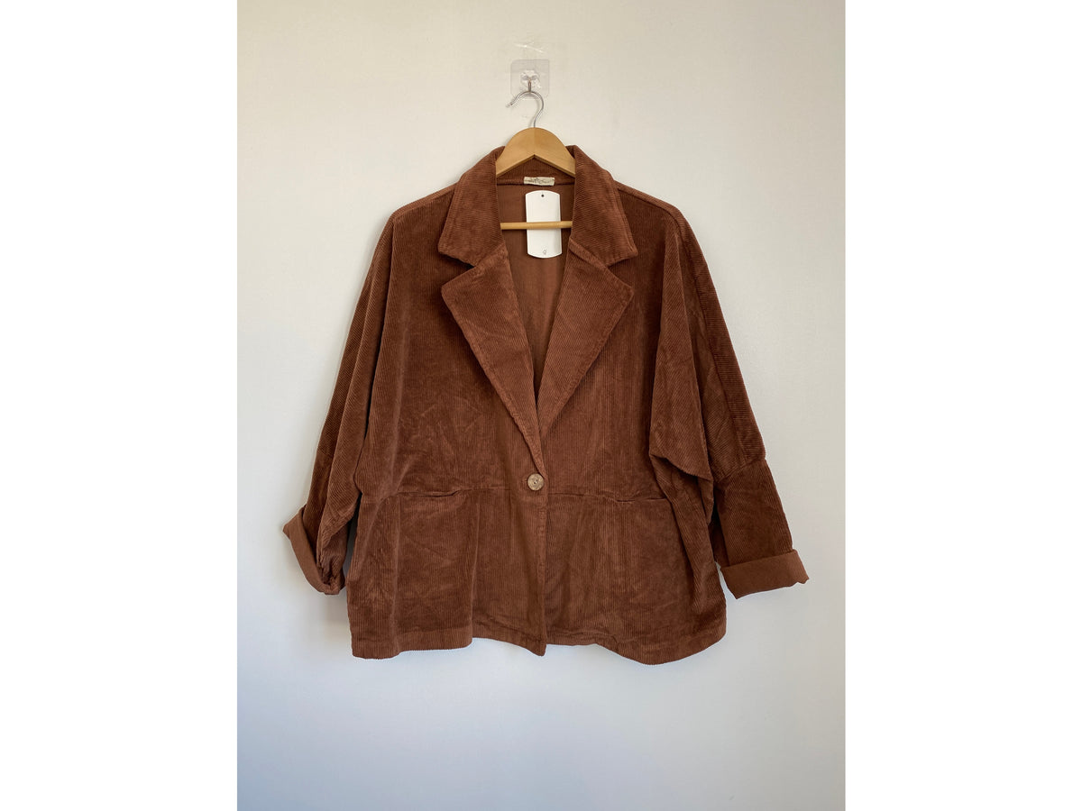 Rebels - Italian Oversized Corduroy Blazer/Jacket - Various Sizes