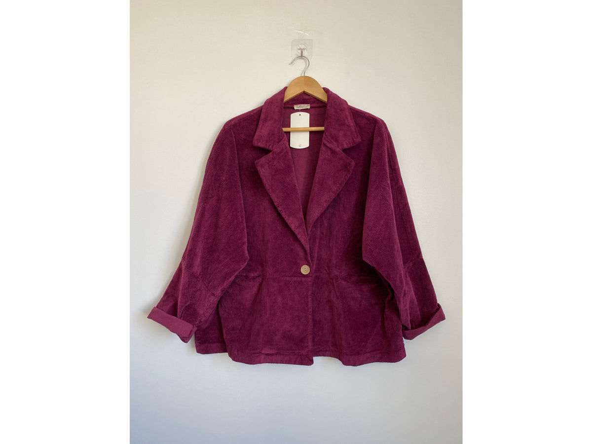 Rebels - Italian Oversized Corduroy Blazer/Jacket - Various Sizes
