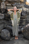 ‘Tree of Life’ Matinée Duster Kimono w/ Dove Mid-Length