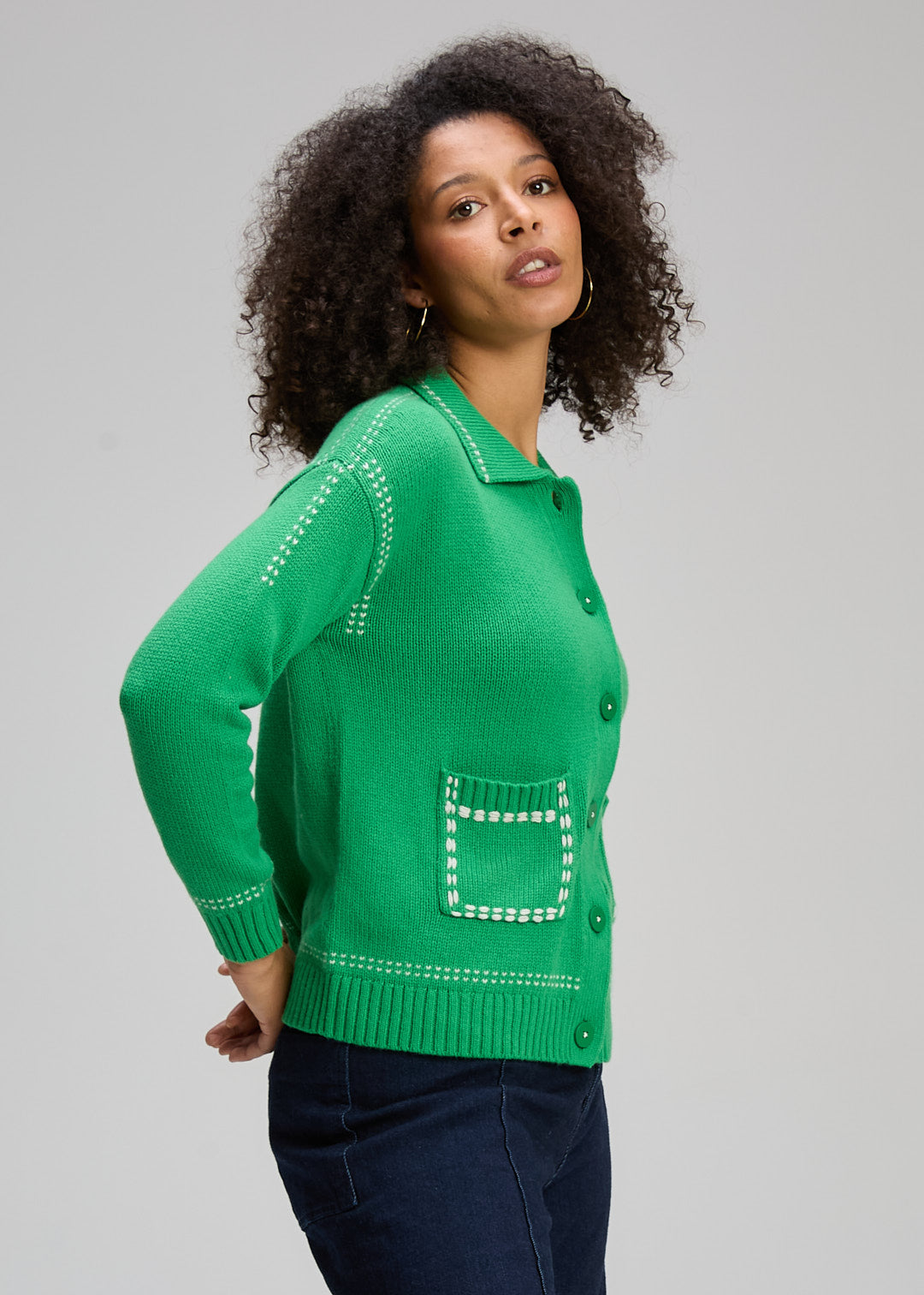 Zaket & Plover - Tailored Cardi - Rocket