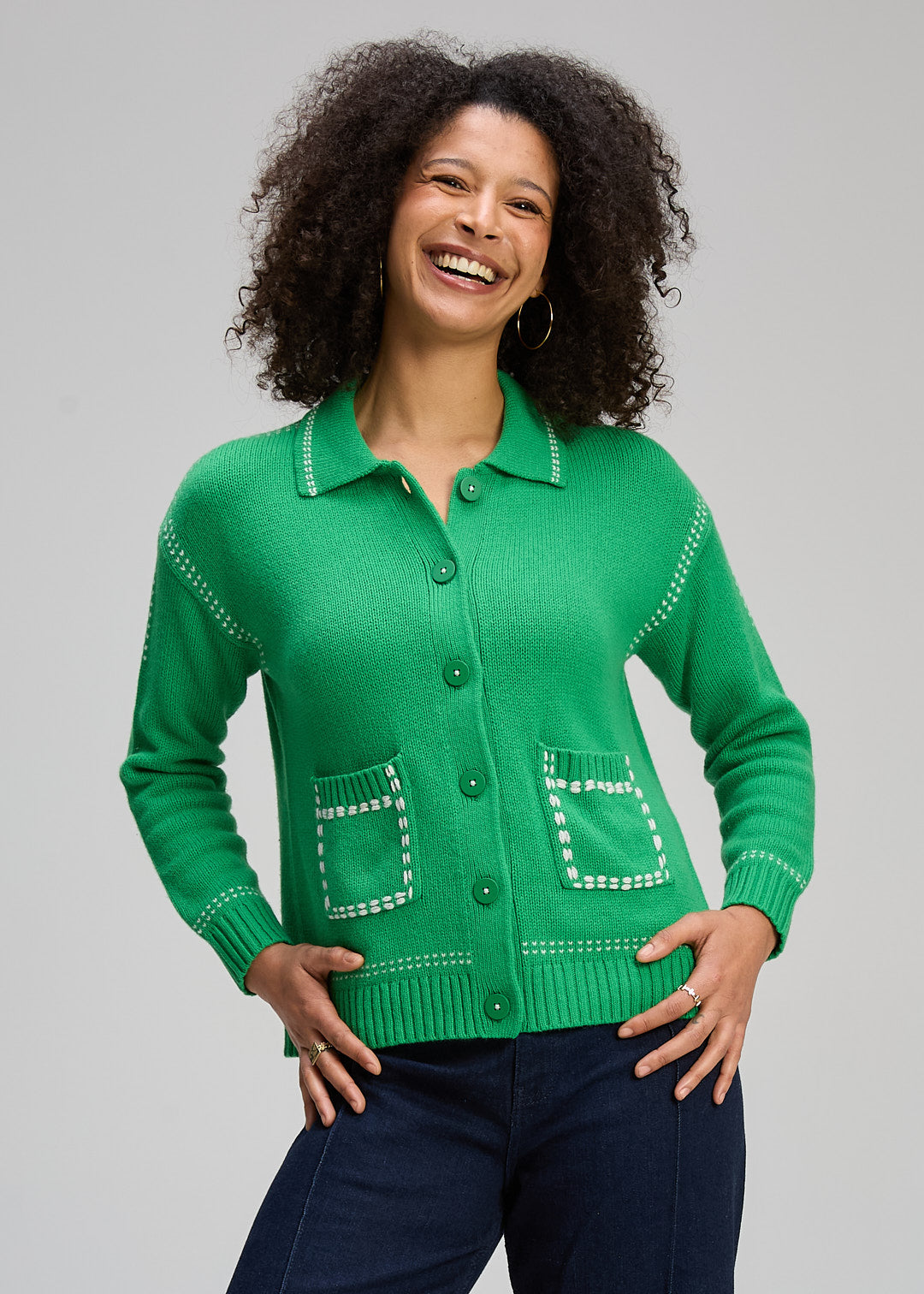 Zaket & Plover - Tailored Cardi - Rocket