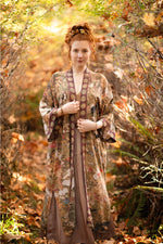 ‘Dream Weaver Opera’ Duster Kimono Coat Robe w/ Zodiac Signs