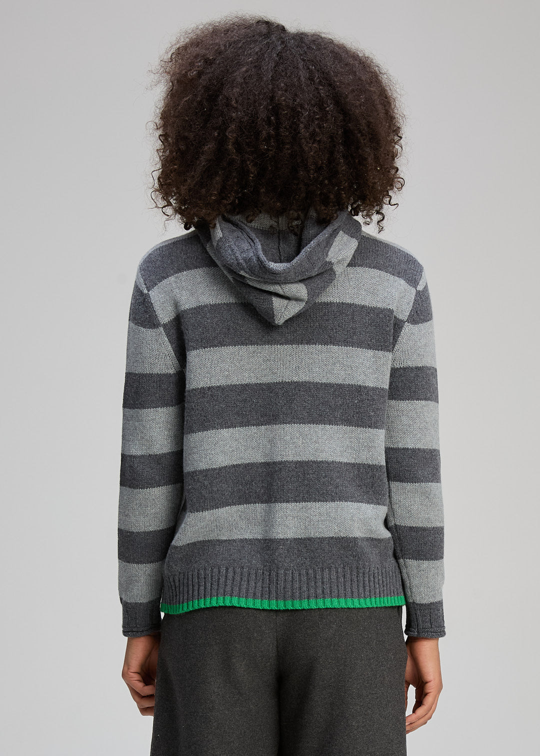 Zaket & Plover - Easy Stripes Hoodie Cardigan - Storm