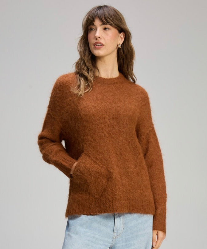 Zaket & Plover - Alpaca Jumper - Toffee
