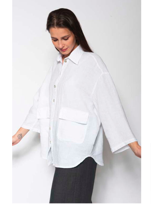 Blueberry Italia Oversized Boyfriend Shirt - Various Colours