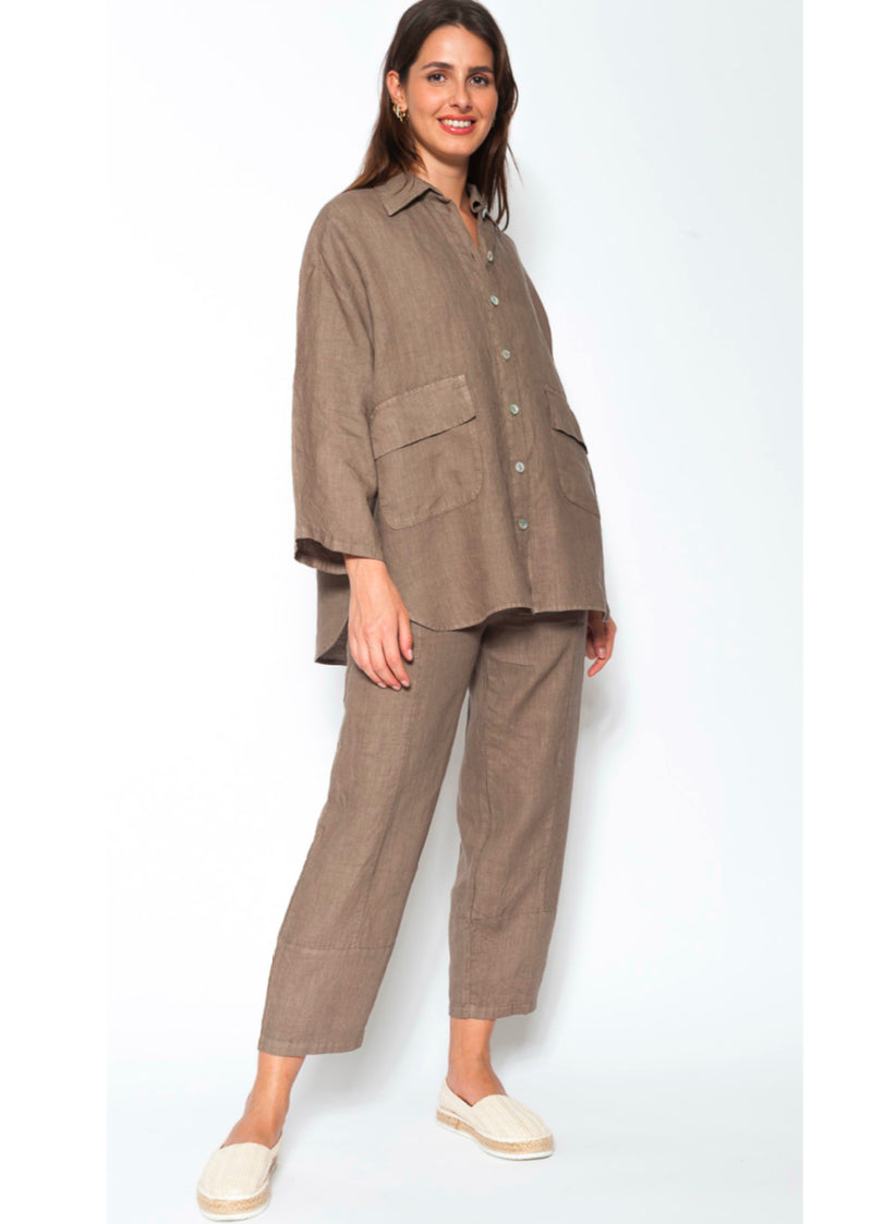 Blueberry Italia Oversized Boyfriend Shirt - Various Colours