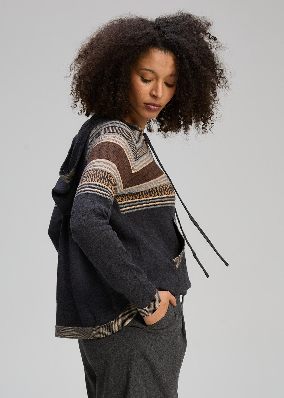 Zaket & Plover - Apres Hoodie Jumper - Charcoal