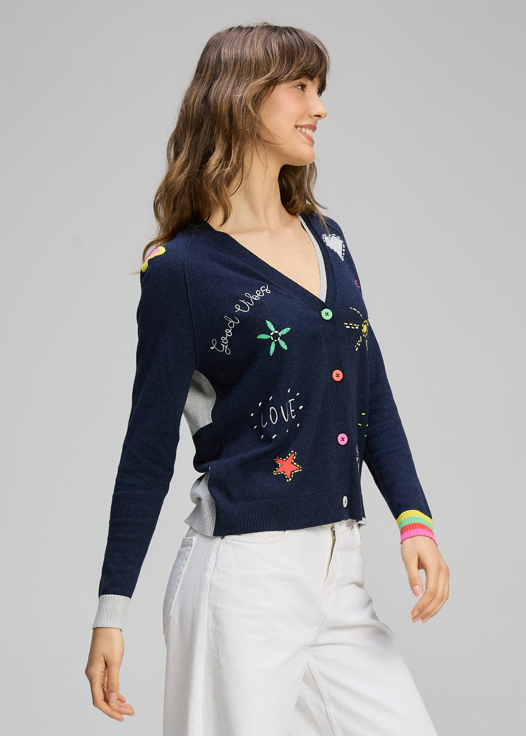 Zaket & Plover - Good Energy Cardi - DK Denim