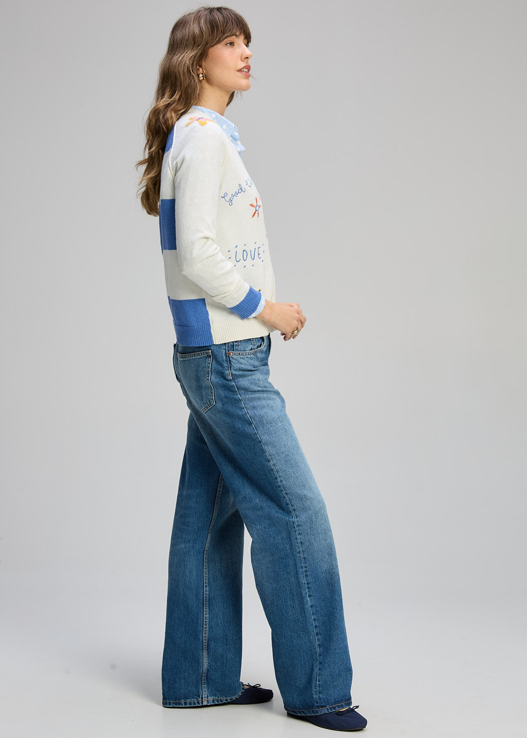 Zaket & Plover - Good Energy Cardi - Winter White