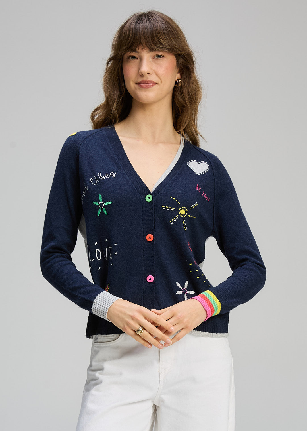 Zaket & Plover - Good Energy Cardi - DK Denim