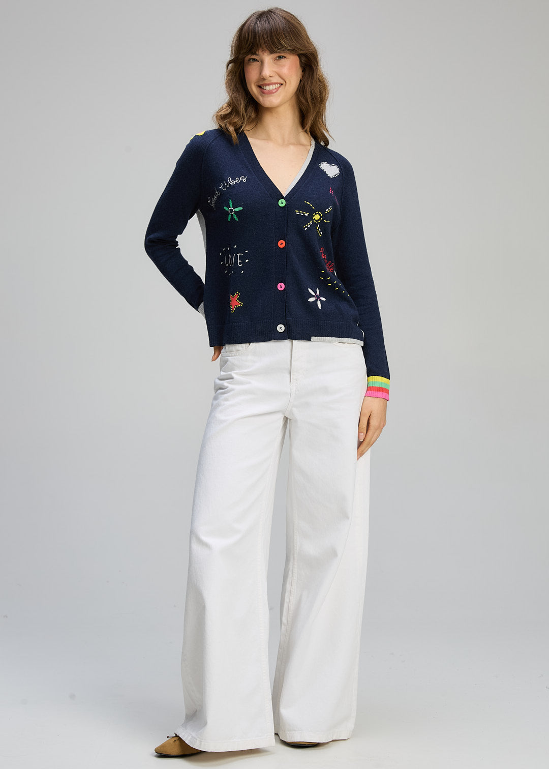 Zaket & Plover - Good Energy Cardi - DK Denim