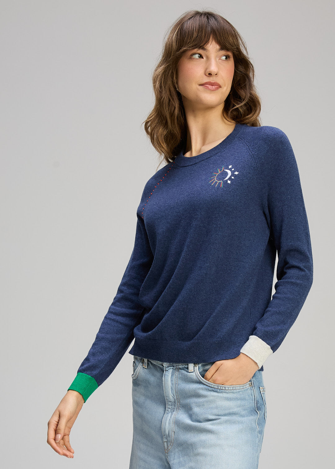 Zaket & Plover - Solar Lunar Jumper - Denim