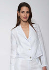 Blueberry Italia Embroidered Linen Jacket - Various Colours