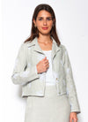 Blueberry Italia Embroidered Linen Jacket - Various Colours