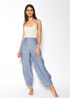 Blueberry Italia Balloon Pant Chambray - Denim