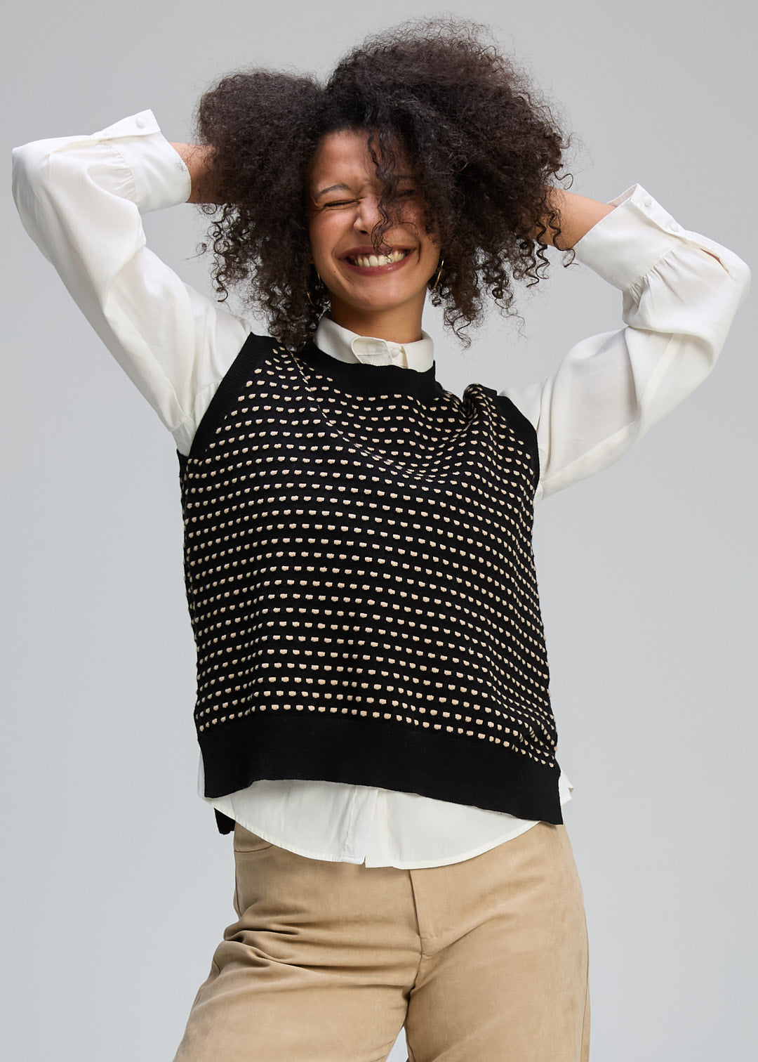 Zaket & Plover - Textured Tank Vest - Black