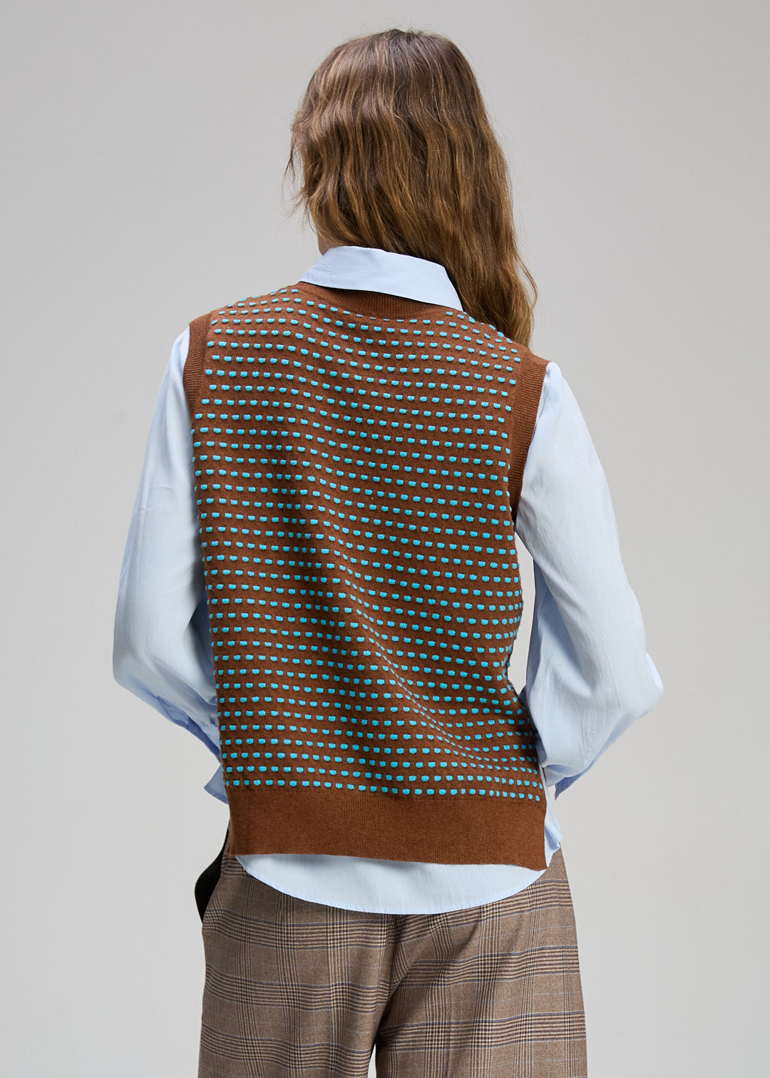 Zaket & Plover - Textured Tank Vest - Coffee