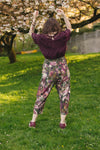 ‘Make A Wish’ Linen Bamboo Cropped Boho Artist Pant w/ Wishbone Dandelion