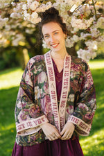 ‘Make A Wish’ Pixie Duster Cropped Kimono W Wishbone Dandelion