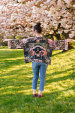 ‘Make A Wish’ Pixie Duster Cropped Kimono W Wishbone Dandelion