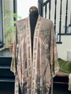 ‘Friendship Love & Truth’ Vintage Wash Duster Kimono Coat Robe