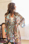 ‘Love Language Opera’ Duster Kimono Coat Robe - Faith, Hope