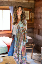 ‘Love Language Opera’ Duster Kimono Coat Robe - Faith, Hope