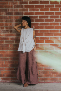 Montaigne - Roland - French Linen Baggy Pants