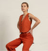Lithuanian Linen Vest ‘Ava’ - Various Colours