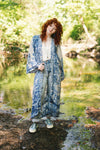 Let the Light in Opera Duster Kimono Robe w/ Delft