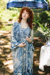 Let the Light in Opera Duster Kimono Robe w/ Delft