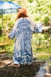 Let the Light in Opera Duster Kimono Robe w/ Delft