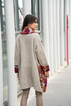 ‘Helene’ Embroidered Boiled Wool Coat PLUS Size - Various Colours