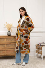 ‘Karen’ Embroidered Boiled Wool Coat PLUS Size - Various Colours