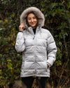 Rainbird ‘Elara’ Women's Urban Puffer - Pebble Grey