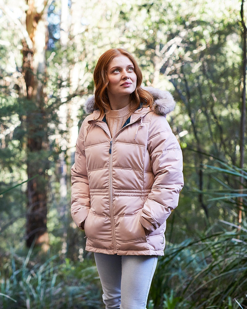 Rainbird ‘Elara’ Women's Urban Puffer - Rose Blush