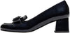 Fly London ‘Sufi’ Block Heel Pump Retro Shoes - Navy